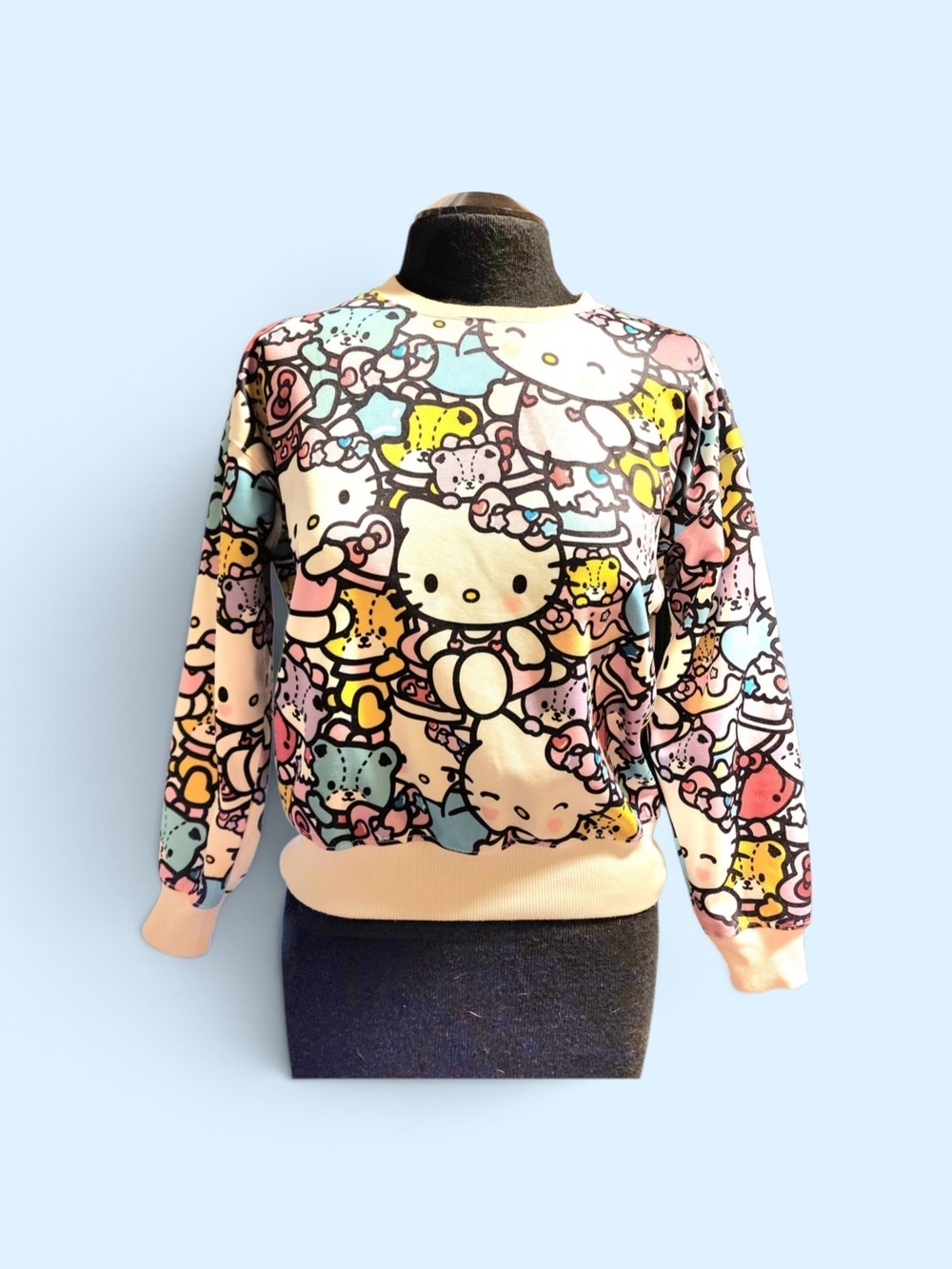 Kids Hello Kitty Pastel All-Over Print Sweatshirt